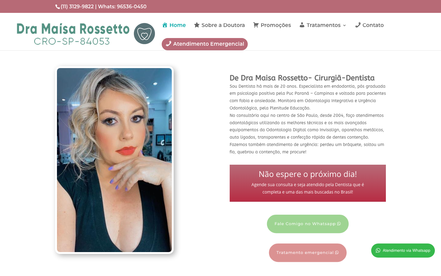Site anterior do cliente